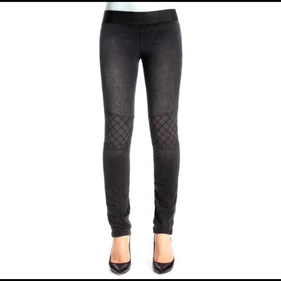 CAbi Denim - CAbi Black Gray Moto Jegging Pants #516 SZ 8